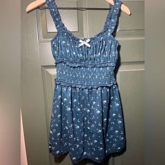 For Love and Lemons Lola Pointelle Mini Dress - Picture 4 of 7